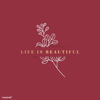 Life is beautiful | Free stock vector - 559511
