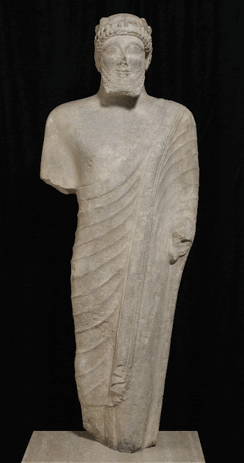 life-size carved statue of a bearded | Free Photo - rawpixel
