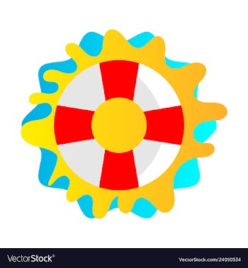Lifebuoy icon - lifesaver isolated preserver life vector image