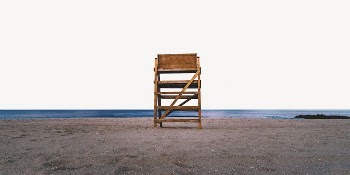 Lifeguard chair beach border, nature | Free PSD - rawpixel