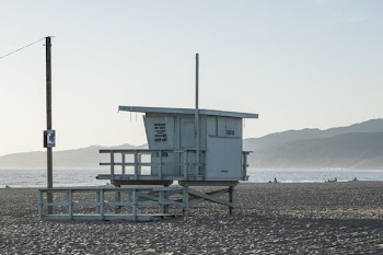 Lifeguard Station On Beach
