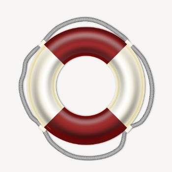 Lifesaver buoy clip art color | Free Photo - rawpixel