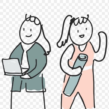 Lifestyle doodle png work life balance… | Free stock illustration | High Resolution graphic