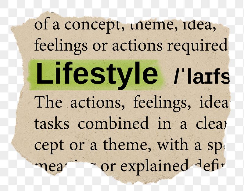 Lifestyle png word sticker, torn | Free PNG - rawpixel