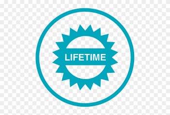 Lifetime Warranty Red Circle 3d Modern Design Flat - Switch Words For Success At Work