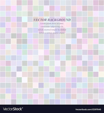 Light abstract pixel square mosaic background vector image
