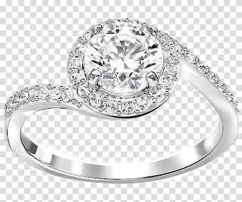 Light Amazon.com Ring Swarovski AG Jewellery, Swarovski jewelry rings white gold ring transparent background PNG clipart