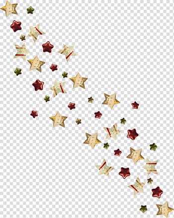 LIGHT, assorted-color star illustrations transparent background PNG clipart