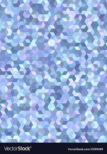 Light blue 3d cube mosaic background design vector image