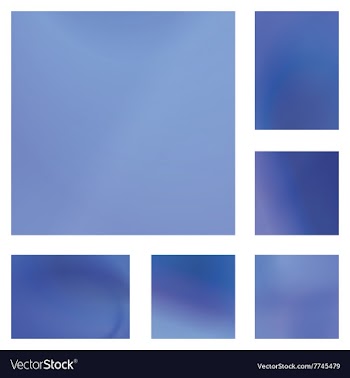 Light blue abstract background design set vector image