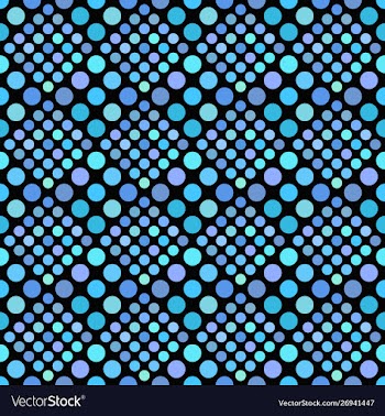 Light blue abstract seamless circle pattern vector image