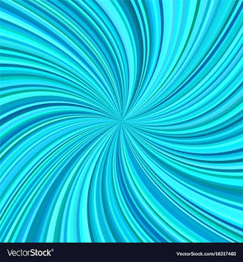 Light blue abstract spiral background vector image