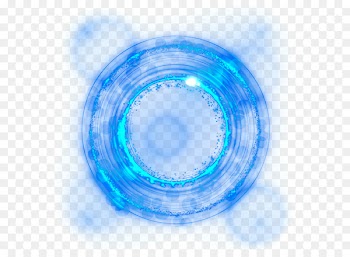 Light Blue Clip art - Blue ring effect 