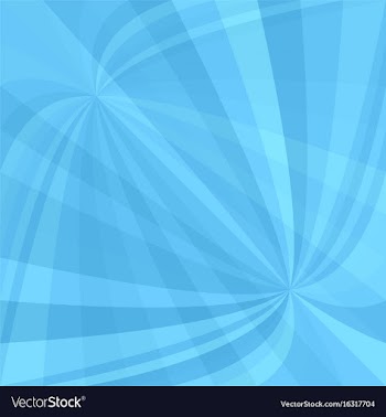 Light blue curved ray burst background - design vector image