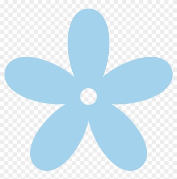 Light Blue Flower Clipart - Pink Flower Clipart Transparent Background