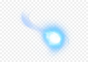 Light Blue Halo Icon - Energy ball 
