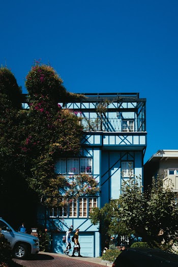 Light-blue House