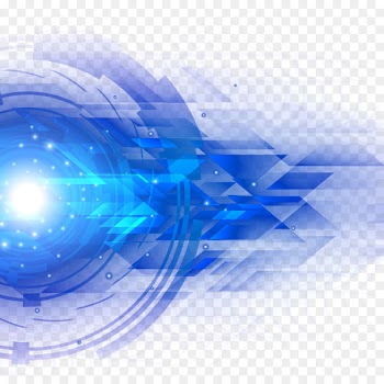 Light Blue - Science and Technology blue light effect 