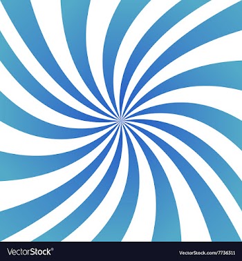 Light blue spiral design background vector image