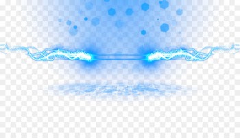 Light Blue Template Clip art - Blue fancy light lightning effect element 