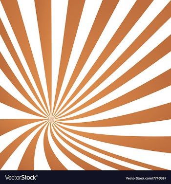 Light brown converging ray design vector image