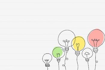 Light bulb doodle border | Free stock vector - 893347