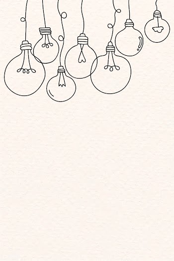 Light bulb doodle border | Free stock vector - 893354