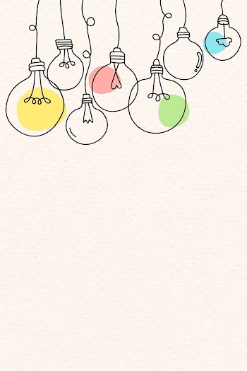 Light bulb doodle border | Free stock vector - 893355