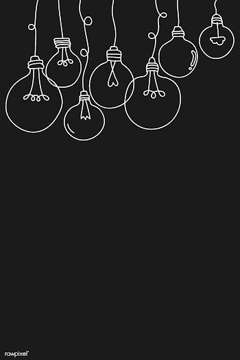 Light bulb doodle border | Free stock vector - 893357