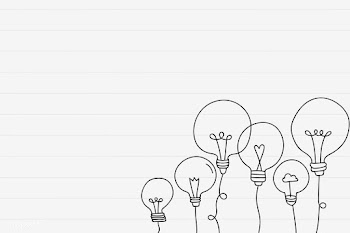 Light bulb doodle border | Free stock vector - 893369