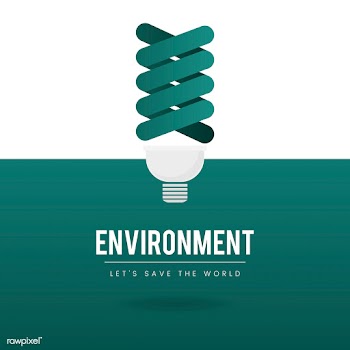 Light bulb environmental conservation vector | Free stock vector - 524515