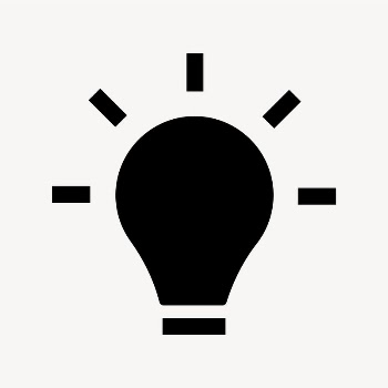 Light bulb icon, flat graphic | Free Icons - rawpixel
