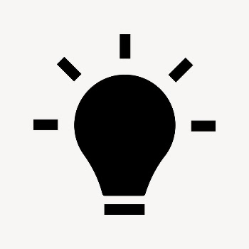 Light bulb icon, flat graphic | Free Icons - rawpixel
