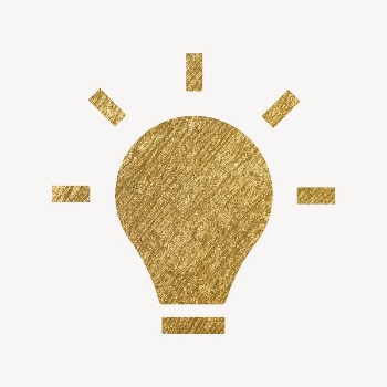 Light bulb icon, gold illustration | Free Icons - rawpixel
