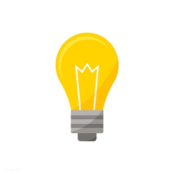 Light bulb icon graphic illustration | Free stock vector - 429378
