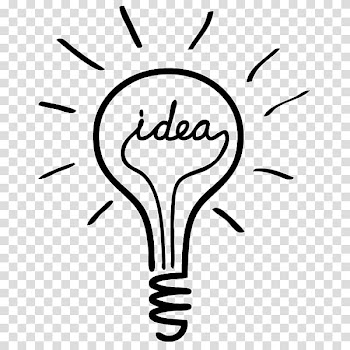 Light bulb idea illustration, Incandescent light bulb Lamp Idea, light transparent background PNG clipart