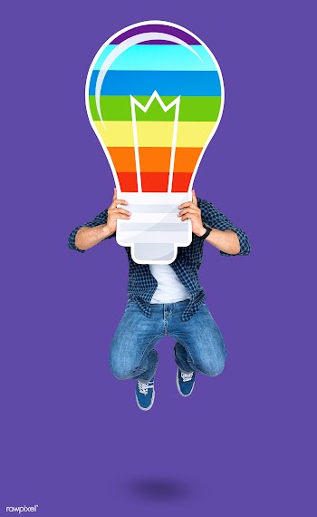 Light bulb idea props | Free stock psd mockup - 470130