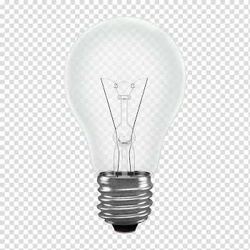 Light bulb , Incandescent light bulb Edison screw LED lamp Light fixture, light transparent background PNG clipart