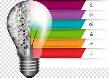 Light bulb , Infographic Business Template Chart, bulb Chart transparent background PNG clipart