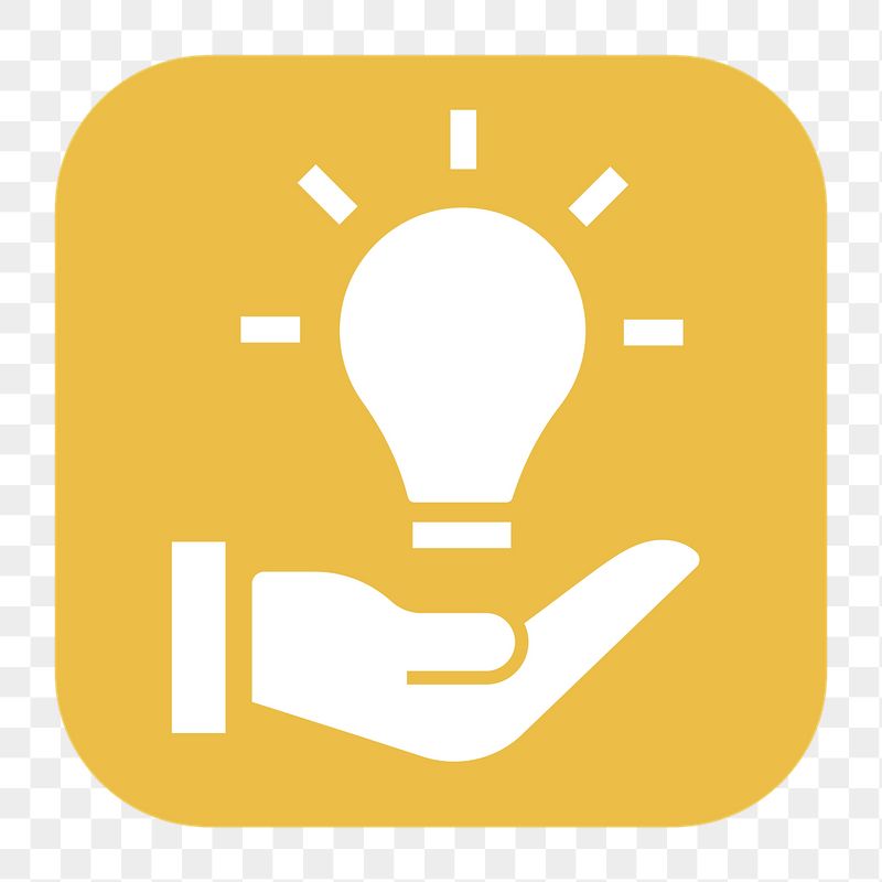 Light bulb png hand sticker, | Free Icons - rawpixel