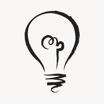 Light bulb sticker, cute doodle | Free Vector Illustration - rawpixel