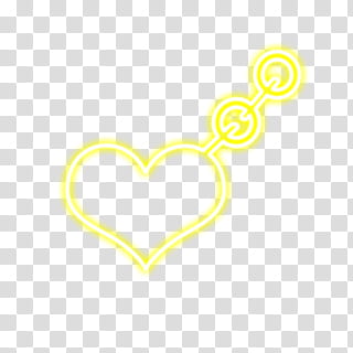 Light ByAbriL, yellow heart illustration transparent background PNG clipart
