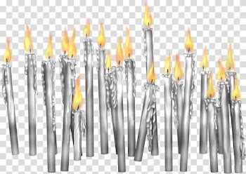 Light Candle, Burning candles transparent background PNG clipart
