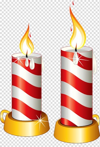 Light Candle Christmas , Christmas candles transparent background PNG clipart