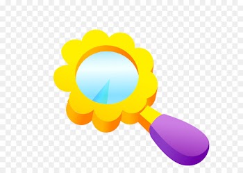 Light Cartoon Graphic design Magnifying glass - cartoon magnifying glass 