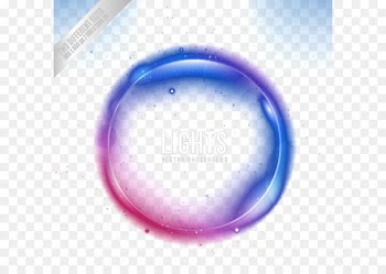 Light Circle Blue - Round light effect 