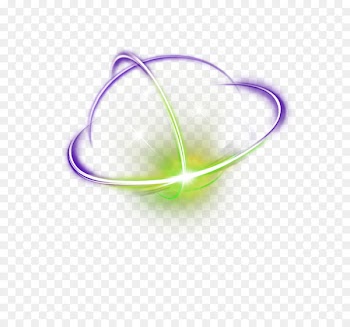 Light Circle Green - Green Fresh Circle Light Effect Element 