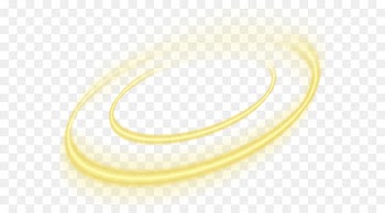Light Circle Yellow Euclidean vector - Yellow circle light effect element 