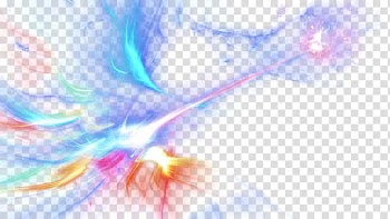 Light Color Euclidean , Cool color background, pink, teal, and orange abstract painting transparent background PNG clipart