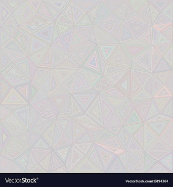 Light colored triangle tile background design vector image
